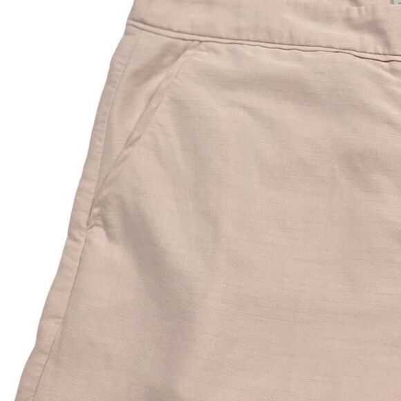 H&M Pink High Waist Chino Polyester Shorts Size 10 - Picture 6 of 8